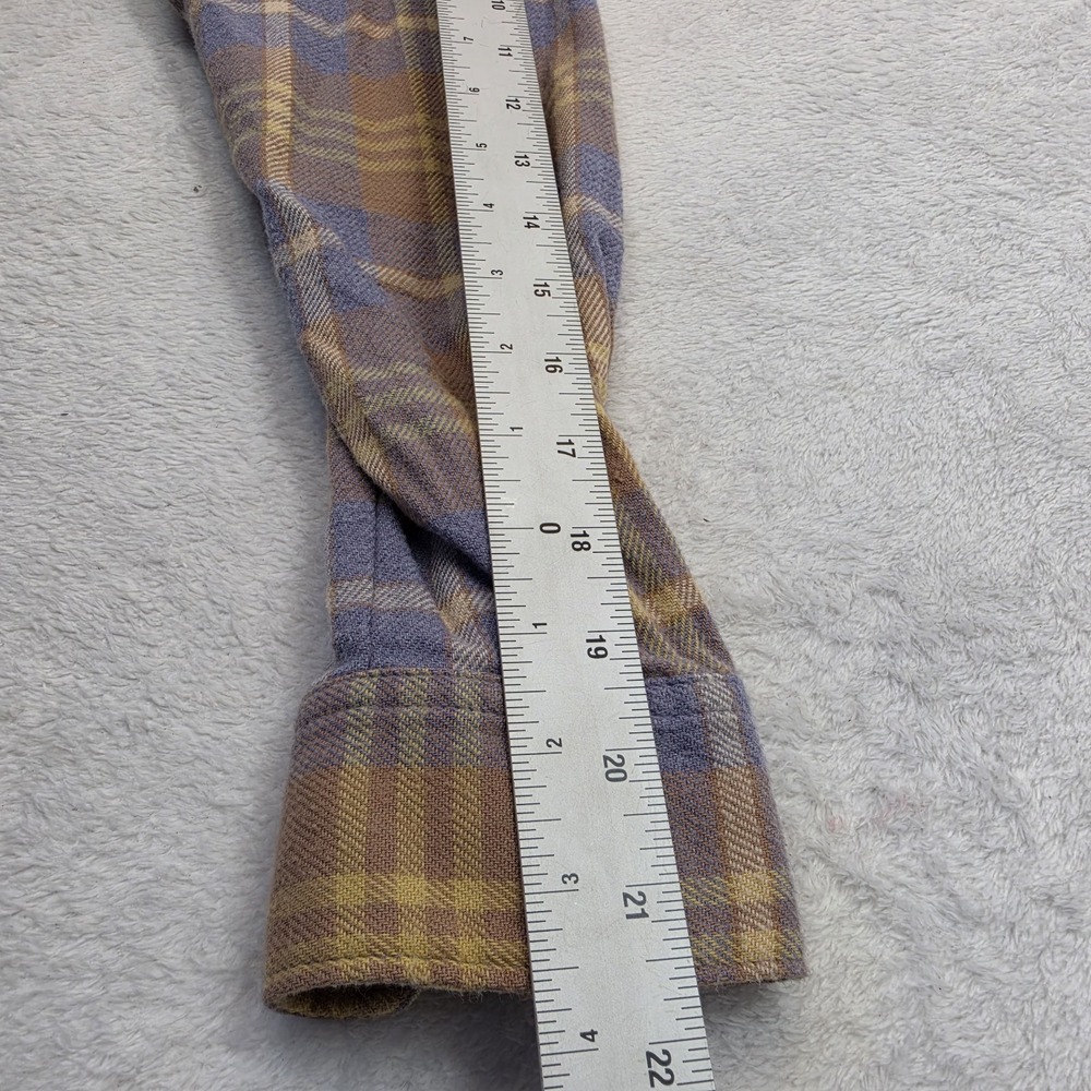 Madewell Womens Medium Plaid Flannel Button Up Shirt Long Sleeve Soft Casual M - Picture 4 of 8